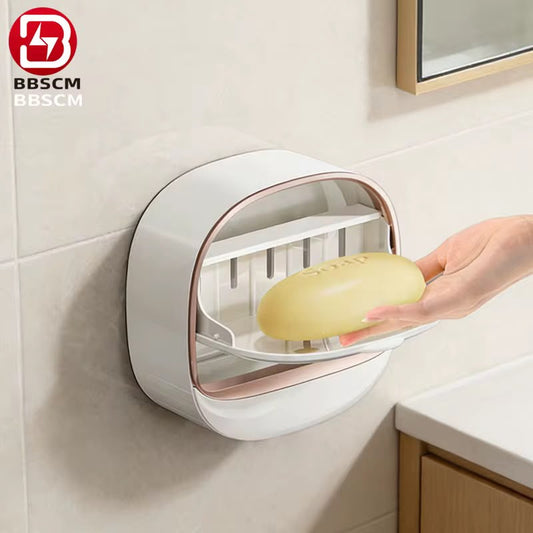 🛁 Jabonera de Pared Premium con Tapa