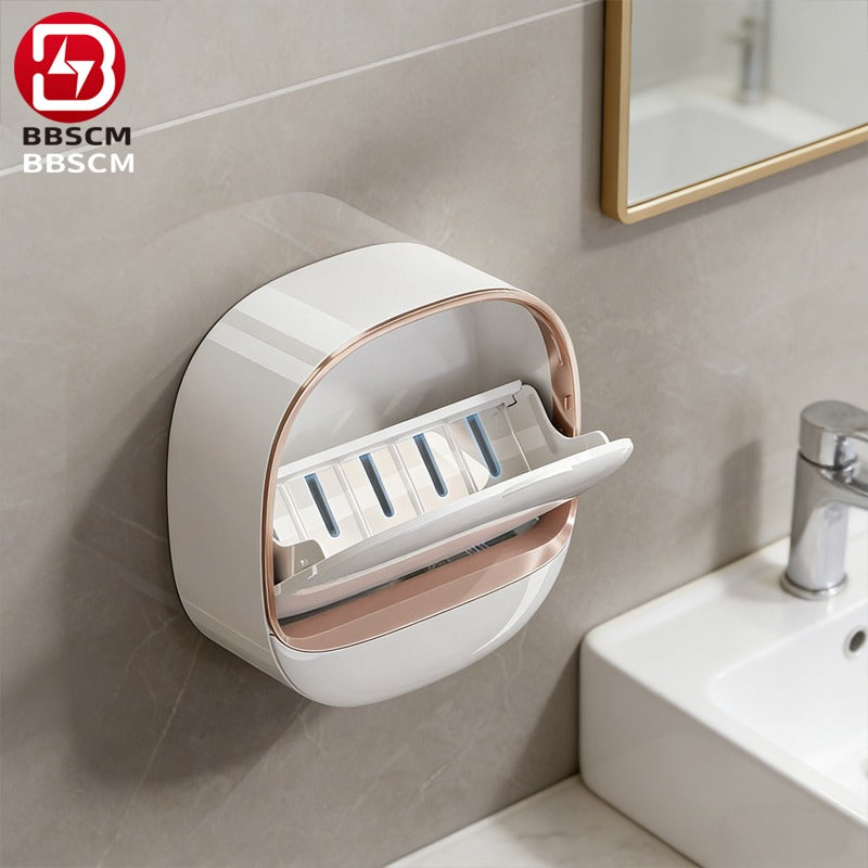 🛁 Jabonera de Pared Premium con Tapa